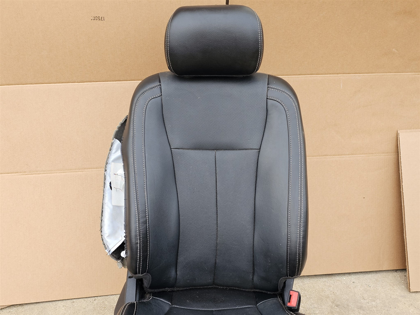 15-20 FORD F150 BLACK LEATHER SEAT FRONT PASSENGER-LARIAT PLATINUM XLT HEAT