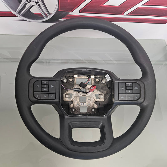 2021-2023 FORD F150 BLACK RUBBER STEERING WHEEL ML3B-3600-DF319W CONTROLS #3003