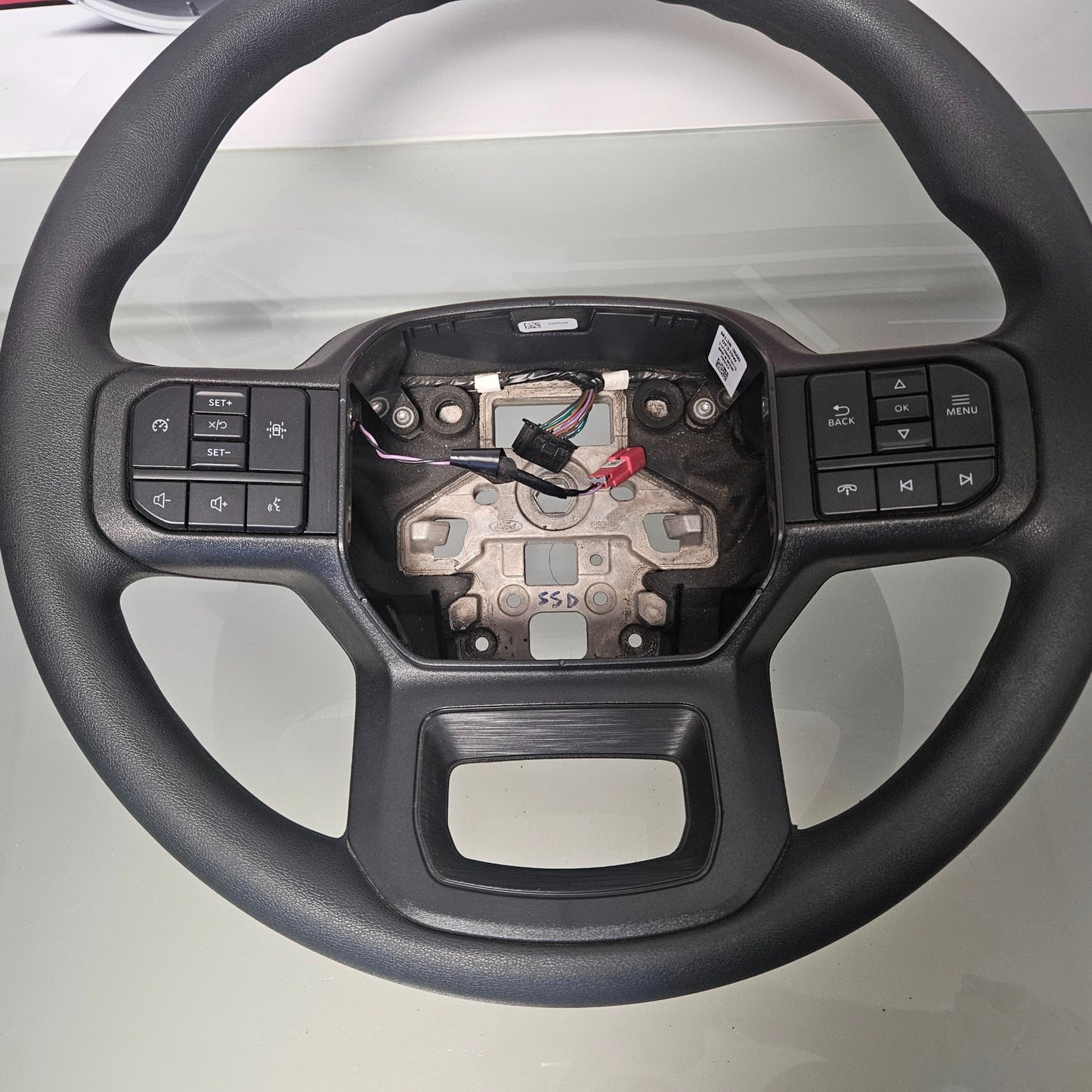 2021-2023 FORD F150 BLACK RUBBER STEERING WHEEL ML3B-3600-DF319W CONTROLS #3003