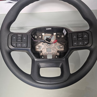 2021-2023 FORD F150 BLACK RUBBER STEERING WHEEL ML3B-3600-DF319W CONTROLS #3003
