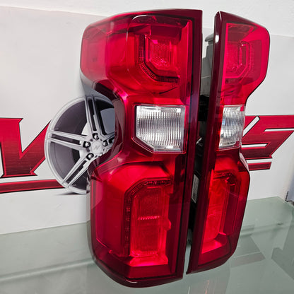 2020-2023 CHEVY SILVERADO 1500 LEFT RIGHT LED TAIL LIGHT OEM #3194