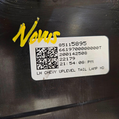 2020-2023 CHEVY SILVERADO 1500 LEFT RIGHT LED TAIL LIGHT OEM #3194