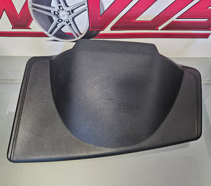 15-20 FORD F150 LARIAT DRIVER BLACK LEATHER DASH PANEL COVER FL3B-40A600-B #3206