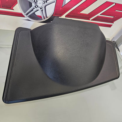 15-20 FORD F150 LARIAT DRIVER BLACK LEATHER DASH PANEL COVER FL3B-40A600-B #3206