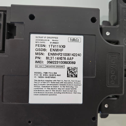 21-23 FORD F150 COMMUNICATION TELEMATIC CONTROL UNIT MODULE ML3T-14H076 #3222