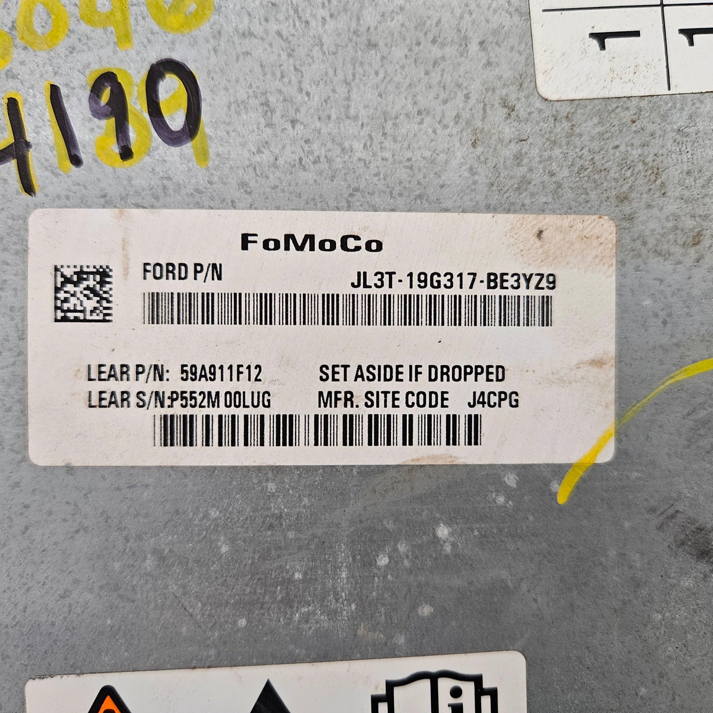 2018 FORD F150 POWER INVERTER CONVERTER MODULE JL3T-19G317-BE3YZ9  #4190