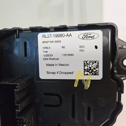 2021-2024 FORD F150 DASH AC HEATER TEMPERATURE CLIMATE CONTROLS SWITCH #3233