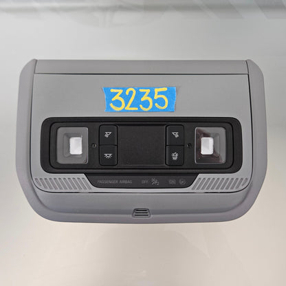 2021-2025 FORD F150 SINGLE CAB OVERHEAD ROOF CONSOLE GRAY RL3T-15519A58 #3235