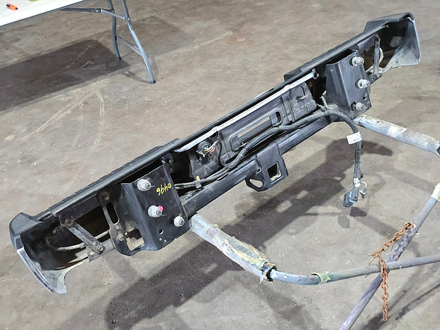 2021-2024 FORD F150 CHROME REAR BUMPER HITCH PARKING SENSORS #4321