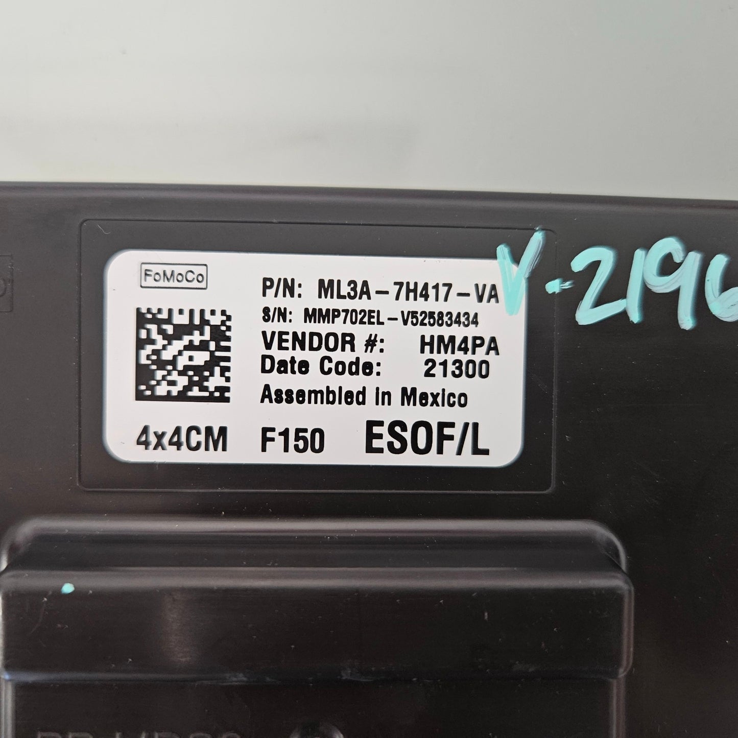 2021-2024 FORD F-150 4WD TRANSFER CASE COMPUTER CONTROL MODULE UNIT OEM #3254