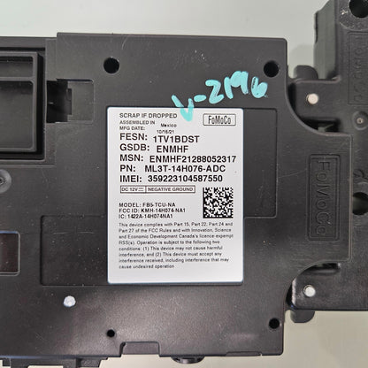 21-23 FORD F150 COMMUNICATION TELEMATIC CONTROL UNIT MODULE ML3T-14H076 #3256