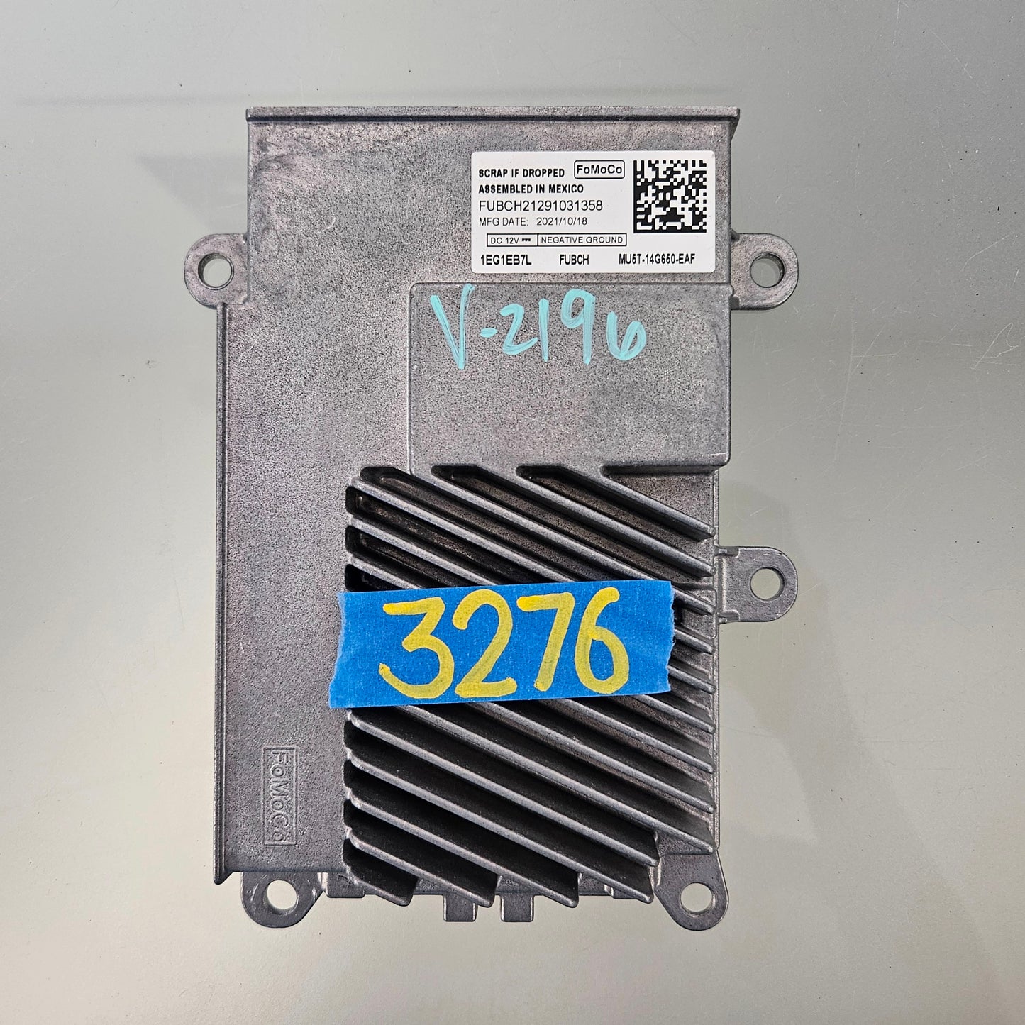 2021 FORD F150 PEDESTRIAN ALERT SYSTEM CONTROL MODULE MU5T-14G650-EAF #3276