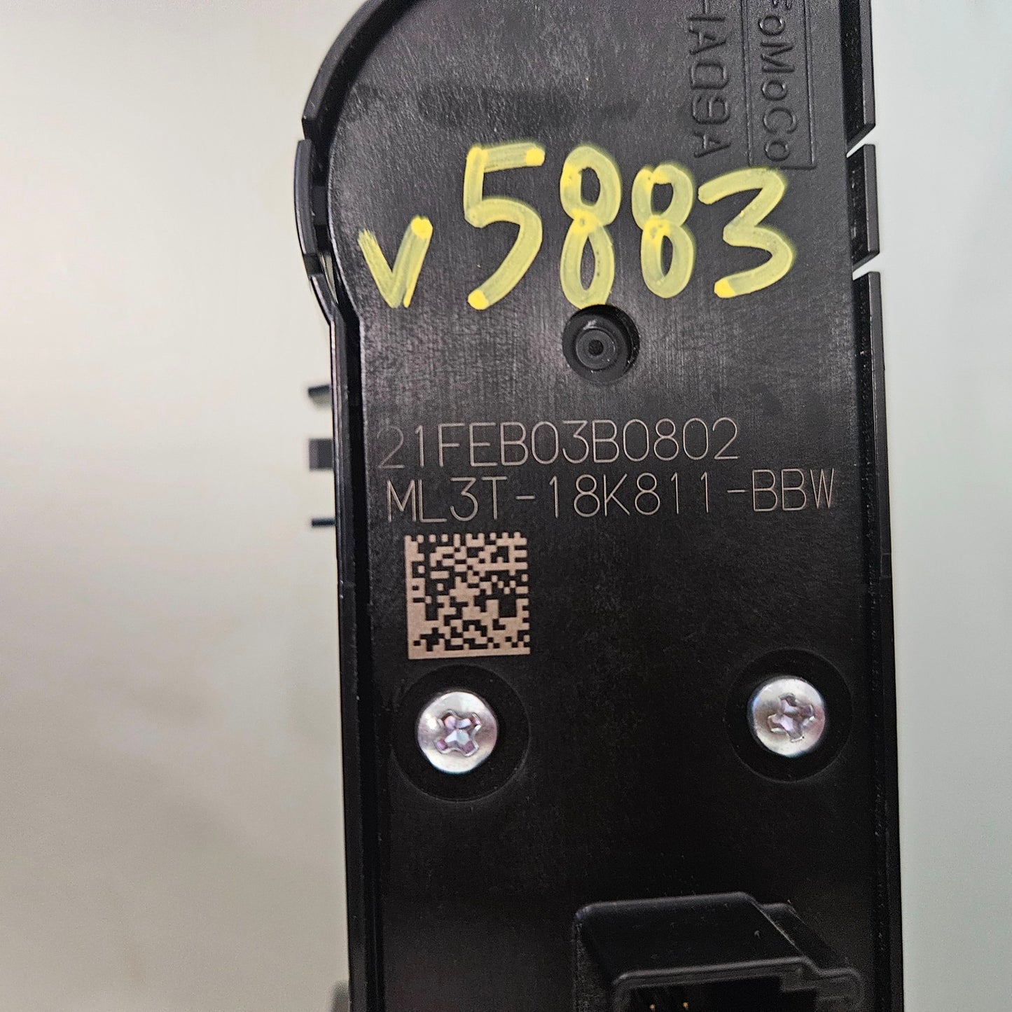 2021-2024 FORD F150 RADIO CONTROL SWITCH PANEL BLACK PL3T-18K811-BAW #3302