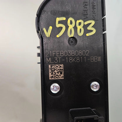 2021-2024 FORD F150 RADIO CONTROL SWITCH PANEL BLACK PL3T-18K811-BAW #3302
