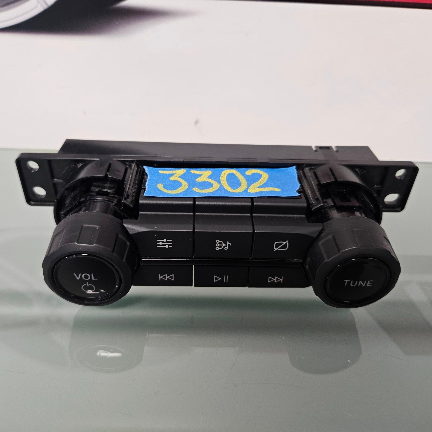 2021-2024 FORD F150 RADIO CONTROL SWITCH PANEL BLACK PL3T-18K811-BAW #3302