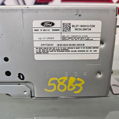 2021-2024 FORD F150 RADIO AUDIO RECEIVER CONTROL MODULE OEM ML3T-18K810 #3310