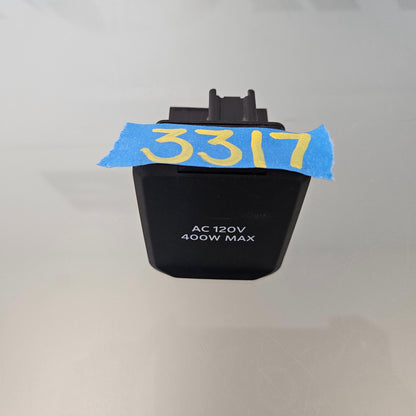 21-25 FORD F150 AC 120V 400W MAX  OUTLET HUB PLUG PORT MU5T-19G310-AB #3317