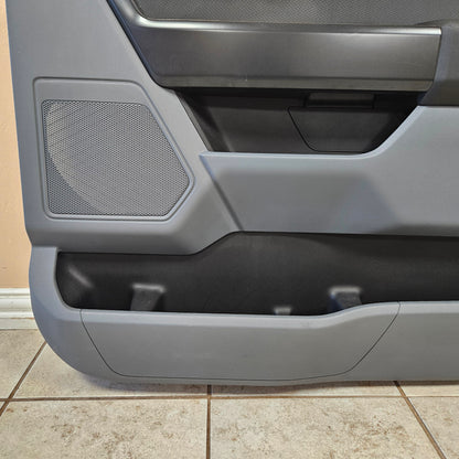 2021-2025 FORD F150 FRONT DOOR PANELS DRIVER PASSENGER LEFT RIGHT GRAY #3325