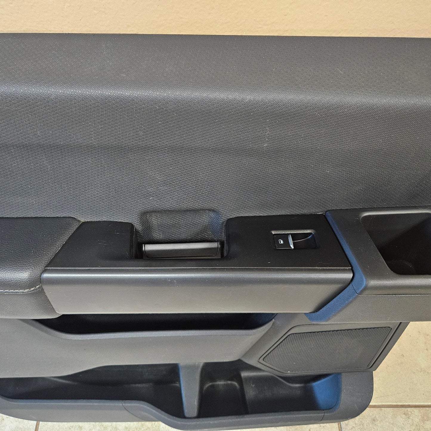 OEM 2021-2024 FORD F150 XLT DRIVER LEFT REAR BLACK DOOR PANEL TRIM #3328