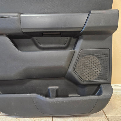 OEM 2021-2024 FORD F150 XLT DRIVER LEFT REAR BLACK DOOR PANEL TRIM #3328