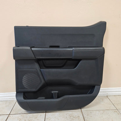 OEM 2021-2024 FORD F150 XLT PASSENGER RH REAR BLACK DOOR PANEL TRIM #3329