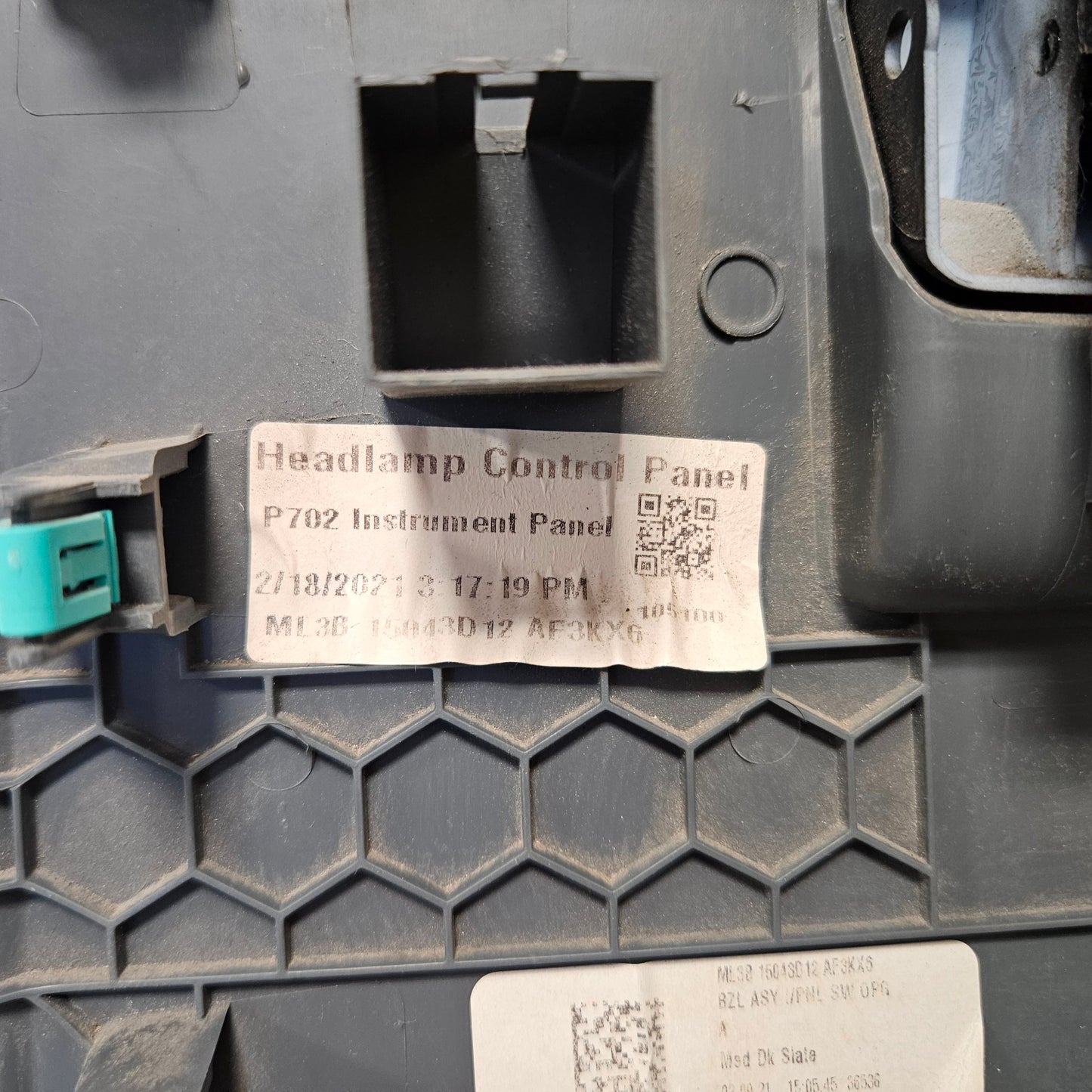 2021-2024 FORD F150 HEADLIGHT SWITCH HEADLAMP CONTROL PANEL GRAY  #3344