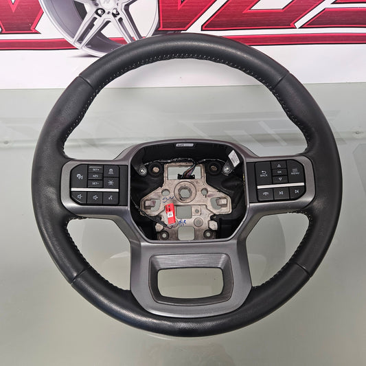 2021-2024 FORD F150 BLACK STEERING WHEEL ML3B-3600-BG319W CONTROLS #3359