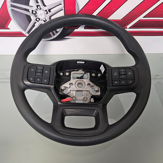 2021-2024 FORD F150 BLACK STEERING WHEEL ML3B-3600-DH319W CONTROLS #3361