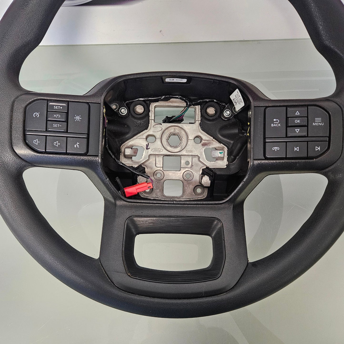 2021-2024 FORD F150 BLACK STEERING WHEEL ML3B-3600-DH319W CONTROLS #3361