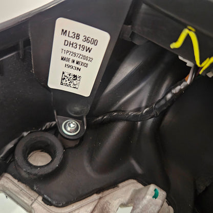 2021-2024 FORD F150 BLACK STEERING WHEEL ML3B-3600-DH319W CONTROLS #3361