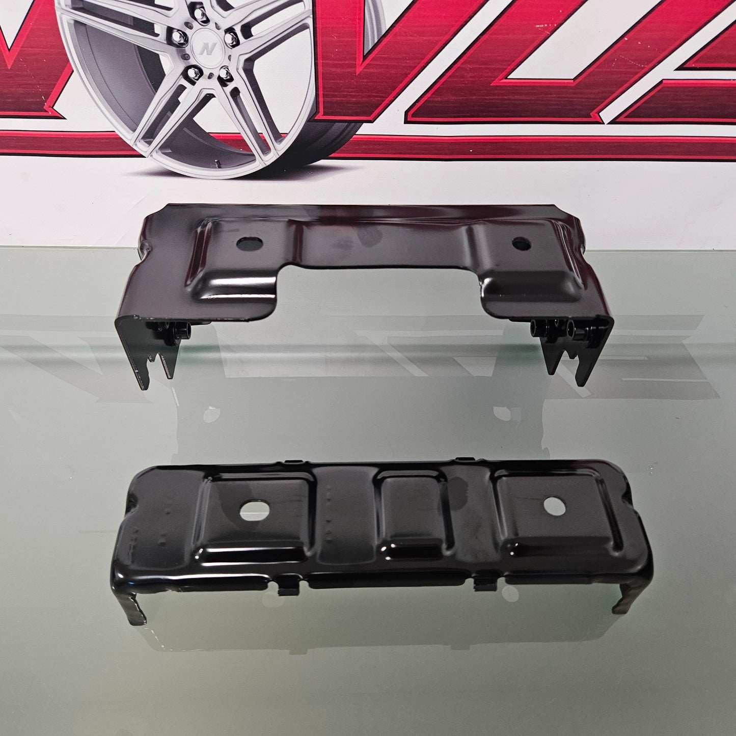 2015-2025 FORD F150 F250 F350 CENTER CONSOLE MOUNT SUPPORT BRACKETS #3367