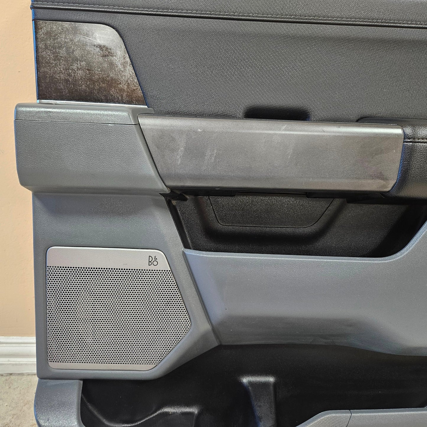 OEM 2021-2024 FORD F150 XLT PASSENGER RH REAR BLACK DOOR PANEL TRIM #3377