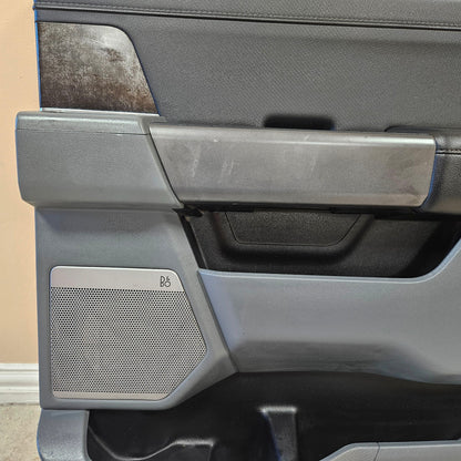 OEM 2021-2024 FORD F150 XLT PASSENGER RH REAR BLACK DOOR PANEL TRIM #3377