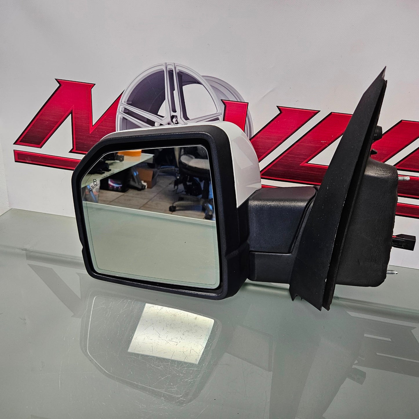 2015-2020 FORD F150 LEFT DRIVER MIRROR BLIS BLIND SPOT POWER FOLD CAMERA #3552