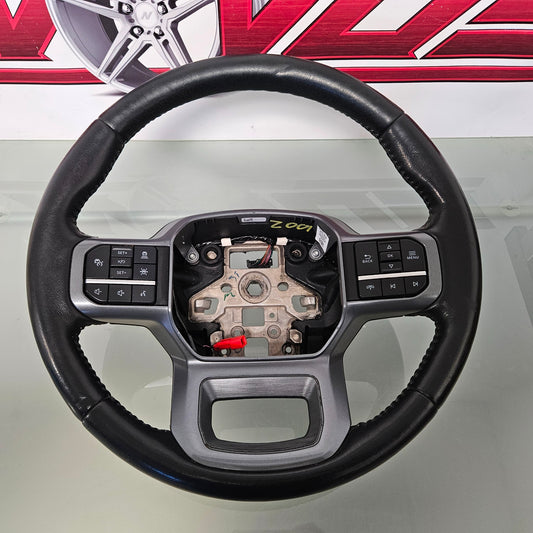 2021-2024 FORD F150 BLACK STEERING WHEEL ML3B-3600-BF319W CONTROLS #3553