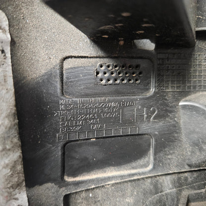2021-2025 FORD F150 LEFT DRIVER REAR QUARTER LOWER MOLDING COVER CAB BLUE #3573