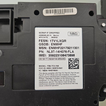 2021-2023 FORD F150 TELEMATICS CONTROL MODULE UNIT NL3T-14H076 #3575
