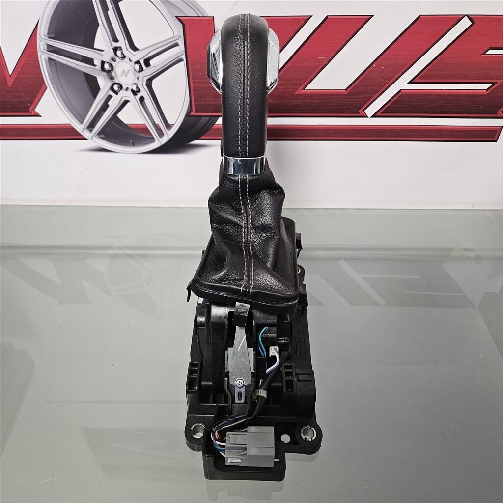 2015-2020 FORD F150 FLOOR SHIFTER AUTOMATIC BLACK LEATHER GL3B15045A06 #3727
