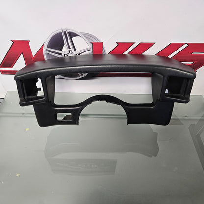 1990-1993 FORD MUSTANG SPEEDOMETER BLACK CLUSTER  SURROUND TRIM DASH BEZEL #37691