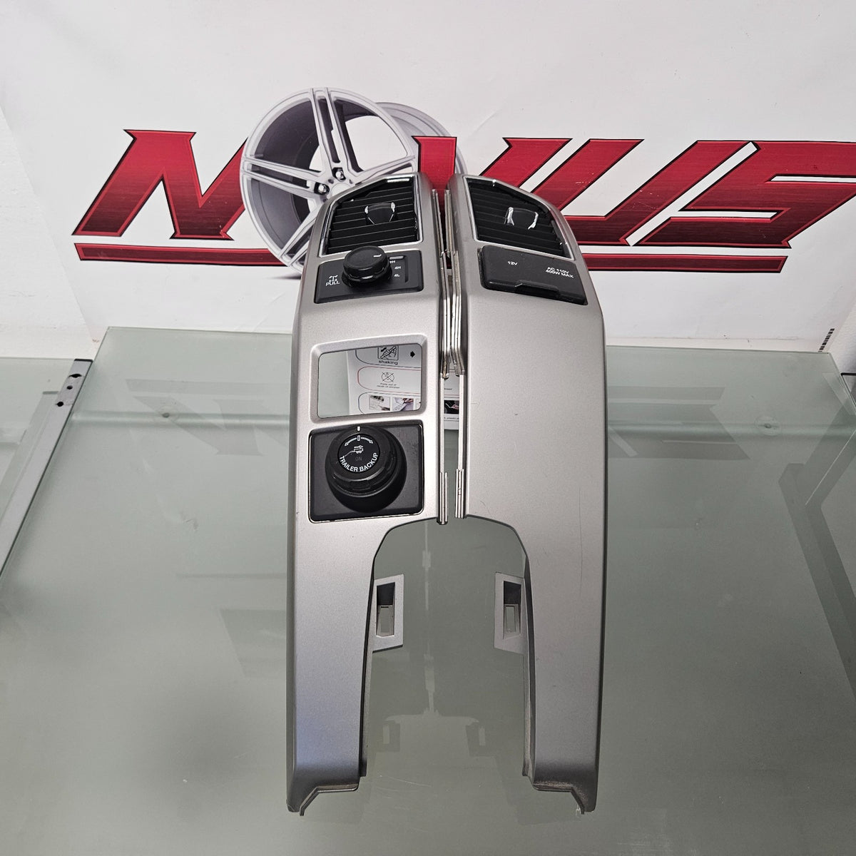 15-20 FORD F150 17-22 F250 F350 DASH BEZEL RIGHT LEFT AIR VENT TRIM SILVER #37881