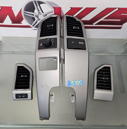 2015-2020 FORD F150 LARIAT DASH BEZEL AIR VENT TRIM OBSIDIAN 16 17 18 19  #378015