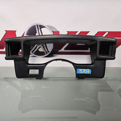 1990-1993 FORD MUSTANG SPEEDOMETER BLACK CLUSTER  SURROUND TRIM DASH BEZEL #37695