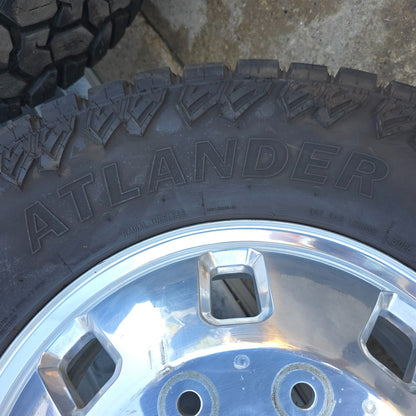 2024-2026 18" SILVERADO SIERRA 3500 DRW DUALLY WHEELS RIMS TIRES 84830462 #463115