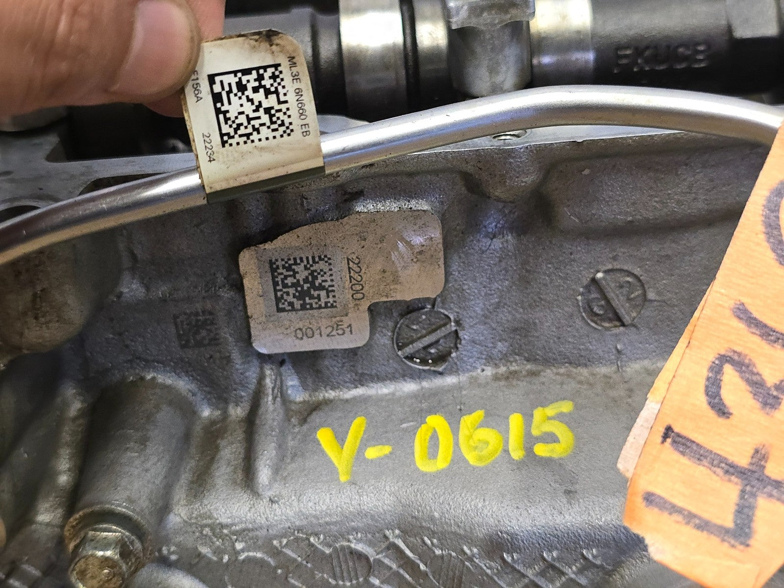 2021-2024 FORD F150 2.7L V6 ENGINE CYLINDER HEAD LEFT DRIVER ECOBOOST 22 23 43692