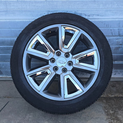 22" CHEVY SILVERADO TAHOE GMC SIERRA OEM WHEELS RIMS TIRES ESCALADE 20 #46301