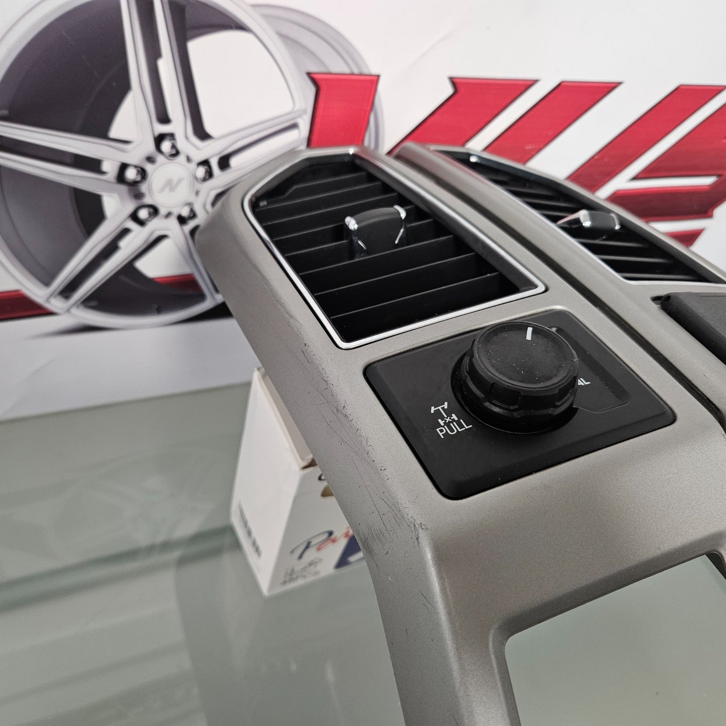 2015-2020 FORD F150 LARIAT DASH BEZEL AIR VENT TRIM OBSIDIAN 16 17 18 19  #37803