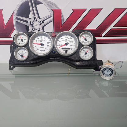 87-93 MUSTANG AUTOMETER ULTRA-LITE II GAUGES 4490 4997 4963 RPM OIL FUEL #37711