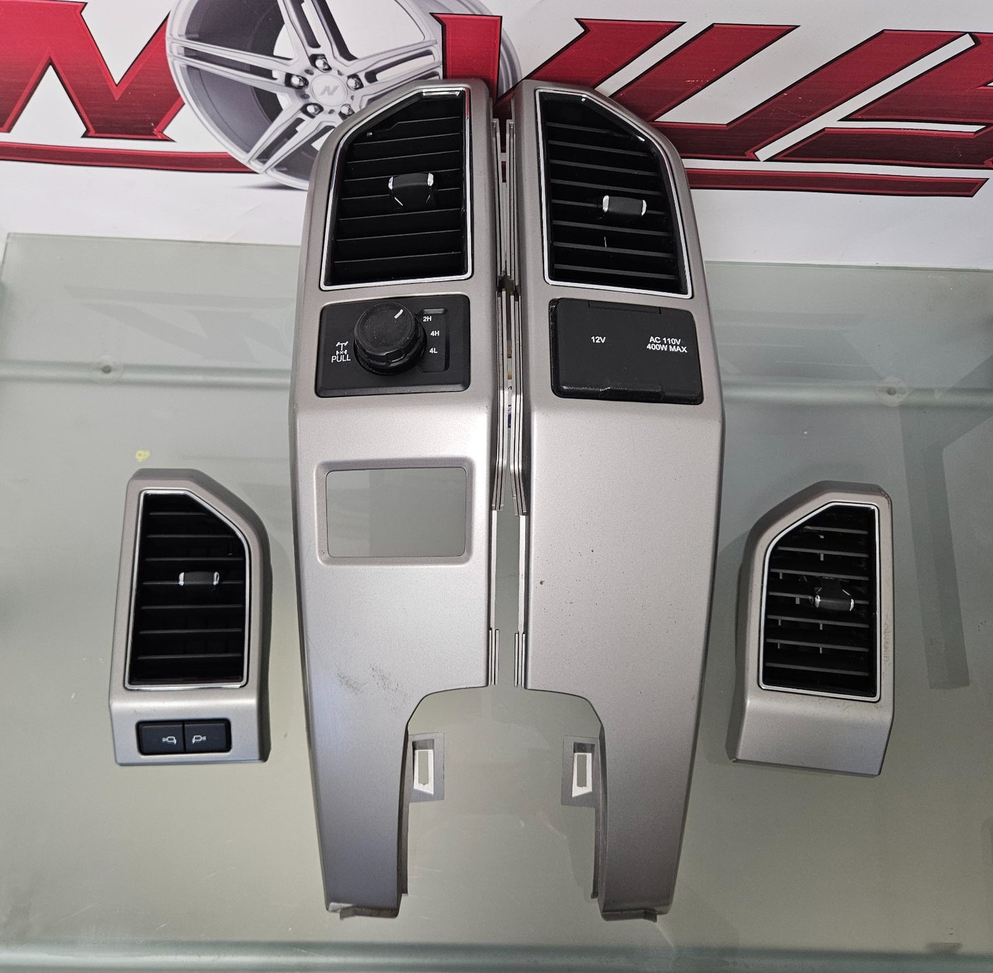 2015-2020 FORD F150 LARIAT DASH BEZEL AIR VENT TRIM OBSIDIAN 16 17 18 19  #37800