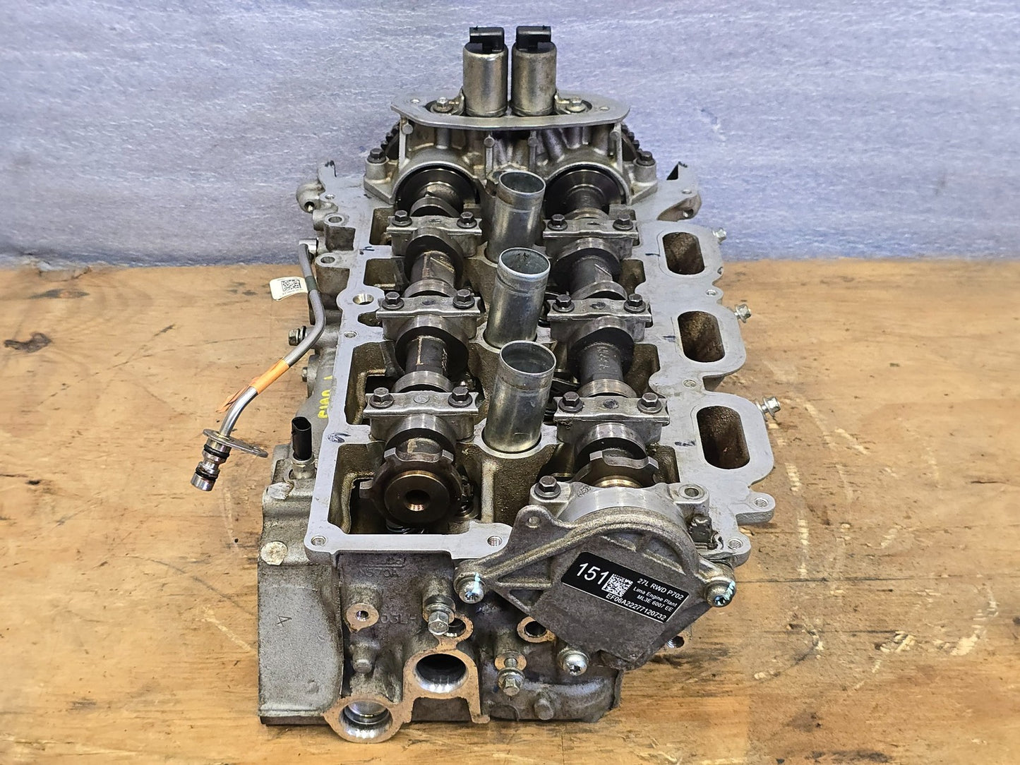 2021-2024 FORD F150 2.7L V6 ENGINE CYLINDER HEAD LEFT DRIVER ECOBOOST 22 23 43697