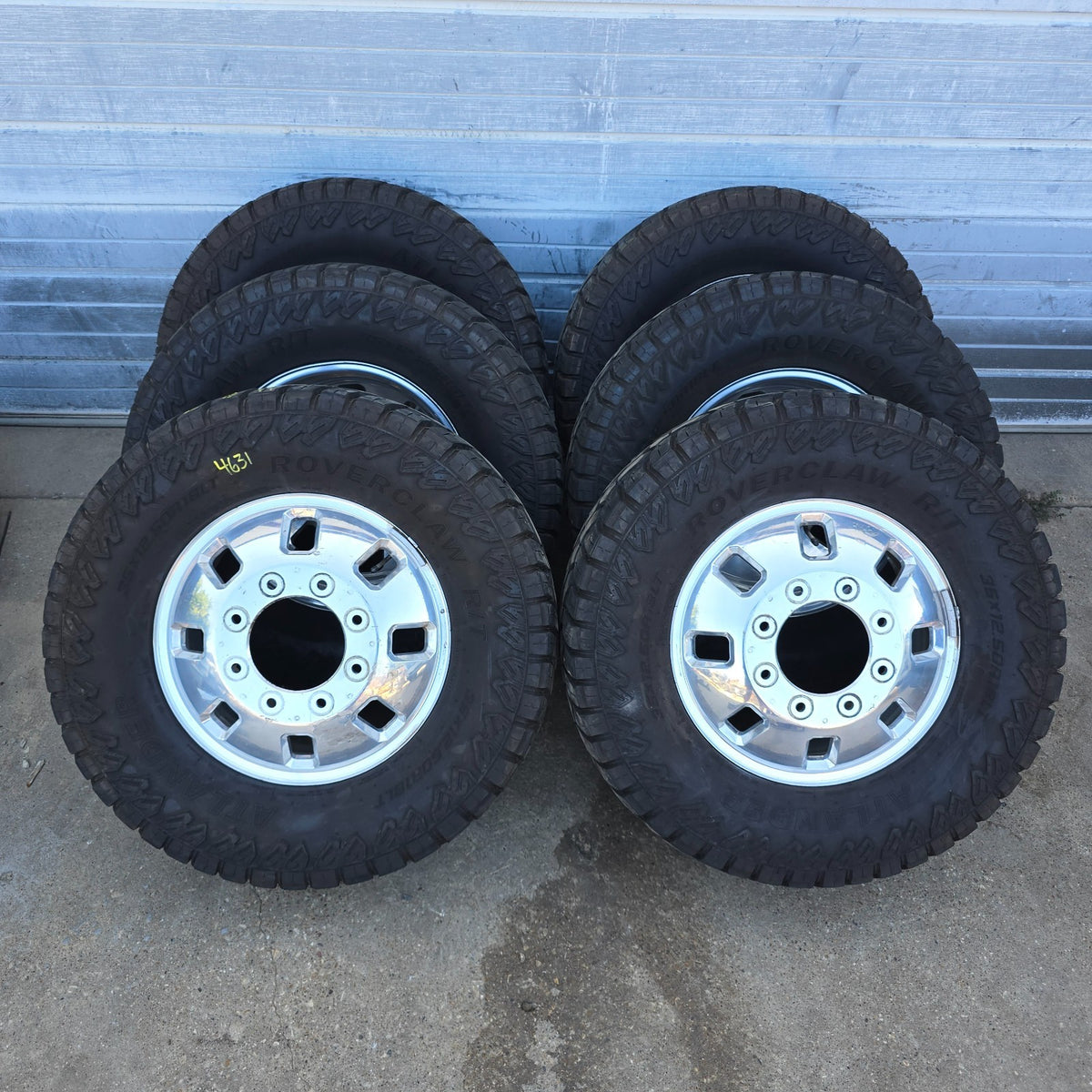 2024-2026 18" SILVERADO SIERRA 3500 DRW DUALLY WHEELS RIMS TIRES 84830462 #46310
